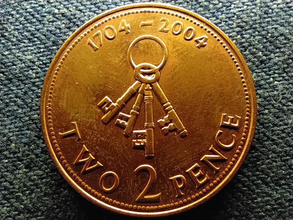 Gibralt&aacute;r A brit megsz&aacute;ll&aacute;s 300. &eacute;vfordul&oacute;ja 2 penny