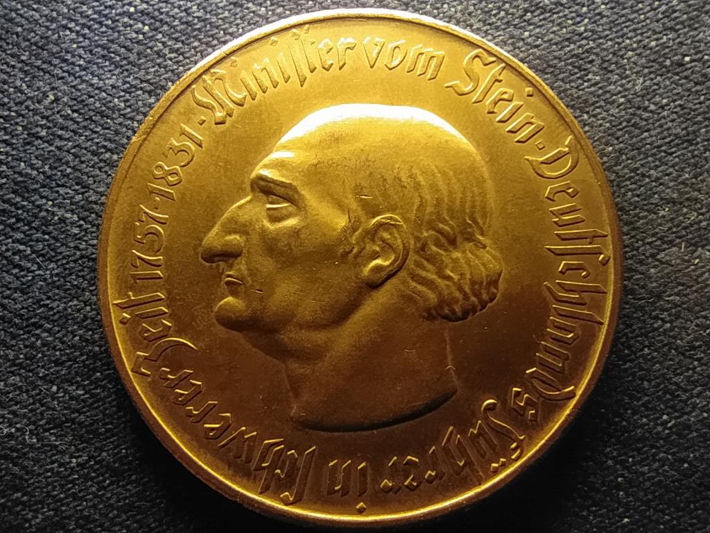 N&eacute;metorsz&aacute;g Vesztf&aacute;lia Freiherr vom Stein 50 milli&oacute; M&aacute;rka sz&uuml;ks&eacute;gp&eacute;nz