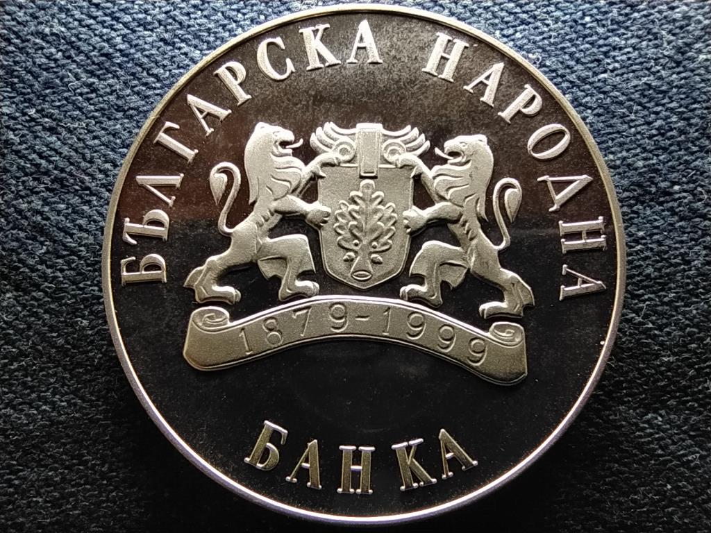 Bulg&aacute;ria Vesz&eacute;lyeztett Vadvil&aacute;g Oroszl&aacute;nf&oacute;ka .925 ez&uuml;st 10 Leva