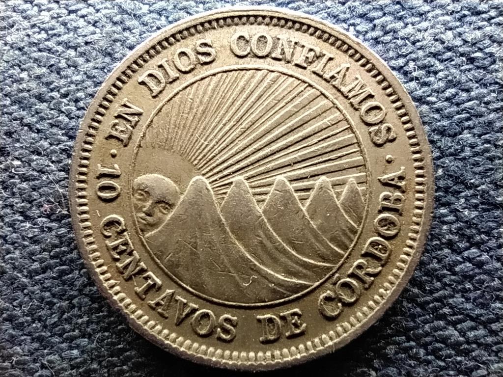 Nicaragua K&ouml;zt&aacute;rsas&aacute;g (1821- ) 10 centavo