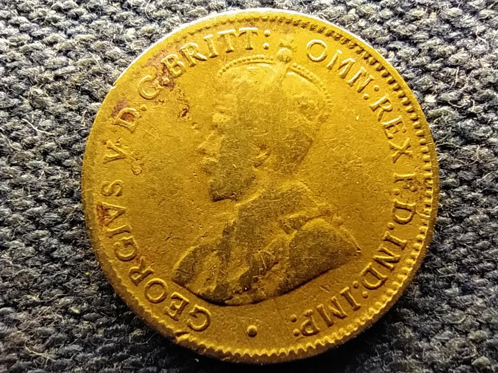 Brit Nyugat-Afrika V. Gy&ouml;rgy (1910-1936) 3 penny