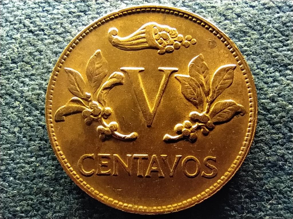 Kolumbia K&ouml;zt&aacute;rsas&aacute;g (1886- ) 5 centavo