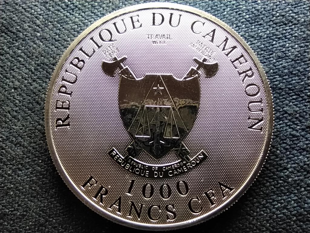 Kamerun K&ouml;zt&aacute;rsas&aacute;g (1960- ) .925 ez&uuml;st 1000 frank