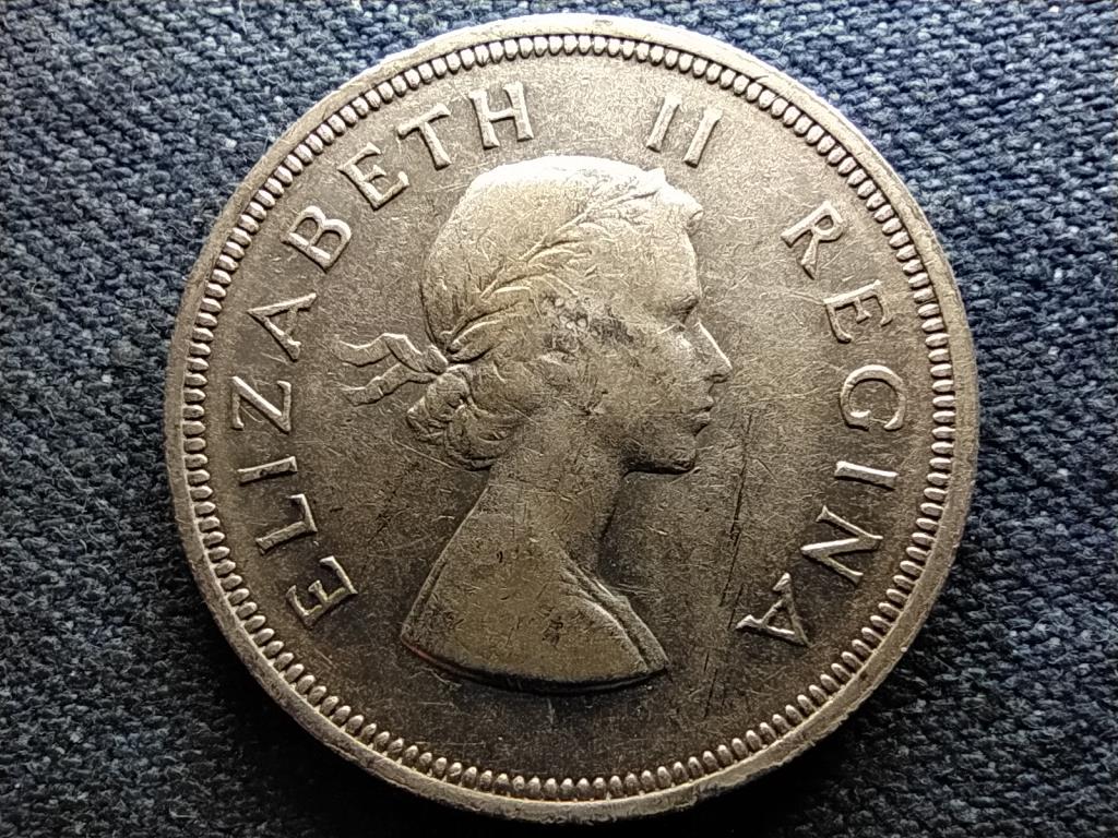D&eacute;l-Afrikai K&ouml;zt&aacute;rsas&aacute;g II. Erzs&eacute;bet .500 ez&uuml;st 2 1/2 Shilling