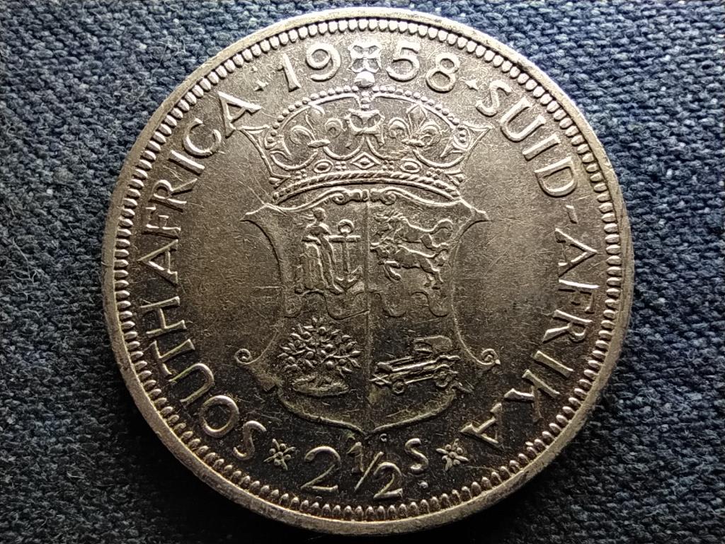D&eacute;l-Afrikai K&ouml;zt&aacute;rsas&aacute;g II. Erzs&eacute;bet .500 ez&uuml;st 2 1/2 Shilling