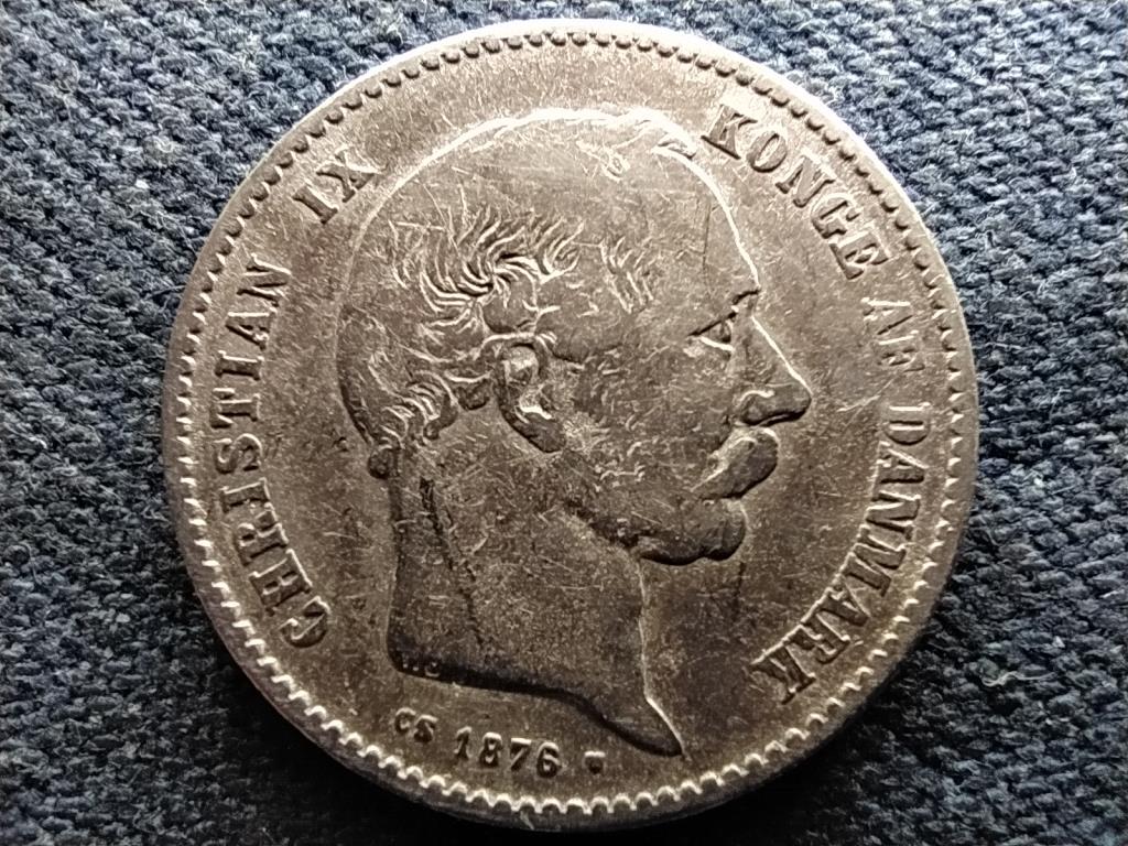 D&aacute;nia IX. Kereszt&eacute;ly (1863-1906) .800 ez&uuml;st 1 Korona