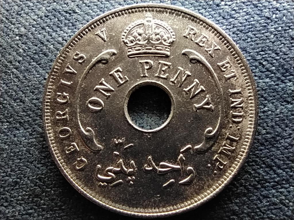 Brit Nyugat-Afrika V. Gy&ouml;rgy (1910-1936) 1 penny