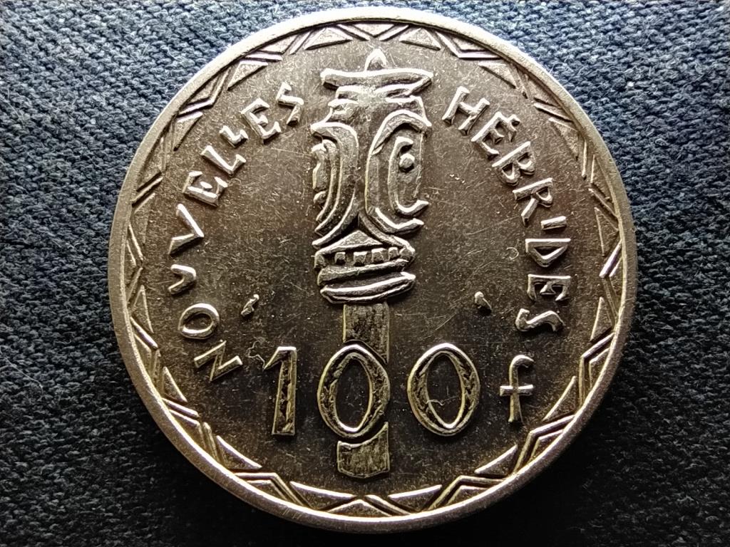 Vanuatu Angol-francia t&aacute;rsash&aacute;z (1906-1980) .835 ez&uuml;st 100 frank