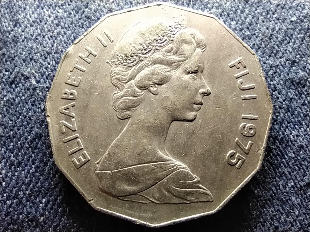 Fidzsi-szigetek II. Erzs&eacute;bet 50 cent