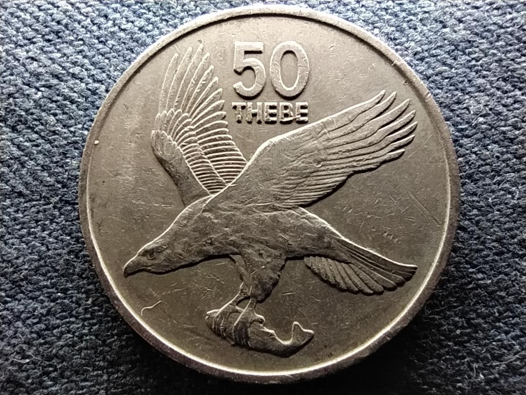 Botswana K&ouml;zt&aacute;rsas&aacute;g (1966- ) 50 thebe
