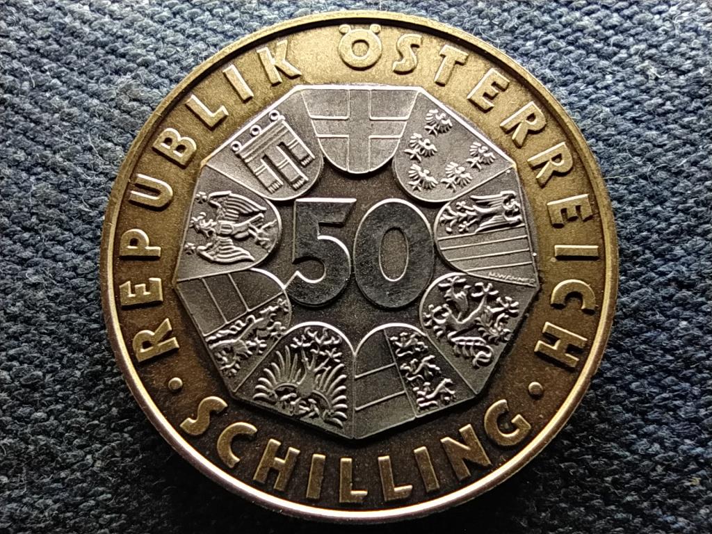 Ausztria Osztr&aacute;k Eur&oacute;pai Uni&oacute;s eln&ouml;ks&eacute;g 50 Schilling
