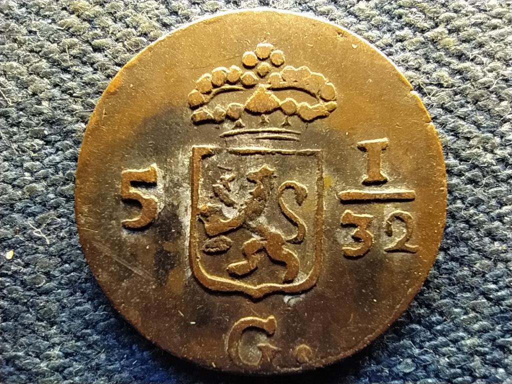 Holland Kelet India Bonaparte Nap&oacute;leon (1806-1810) 1/2 duit