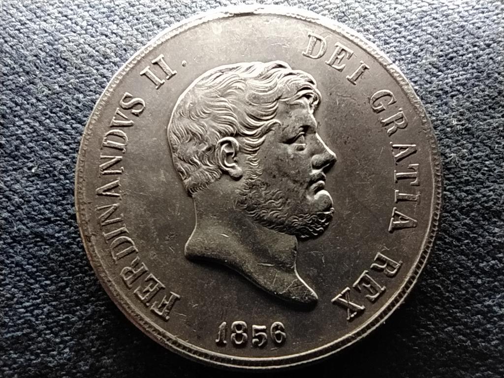 K&eacute;t Szic&iacute;lia Kir&aacute;lys&aacute;ga II. Ferdin&aacute;nd (1830-1859) .833 ez&uuml;st 120 grana
