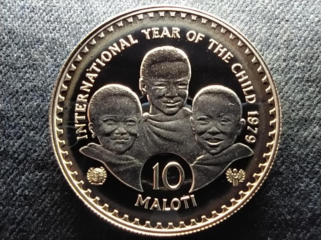 Lesotho Gyermekek Nemzetk&ouml;zi &Eacute;ve .925 ez&uuml;st 10 maloti
