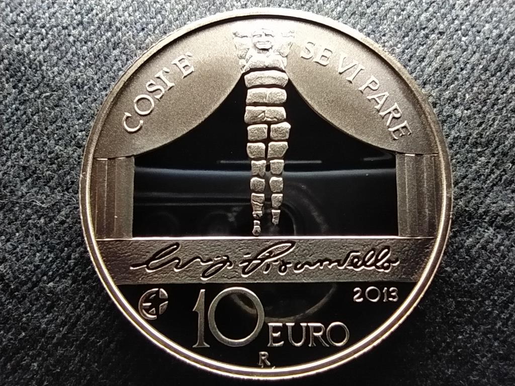 Olaszorsz&aacute;g Luigi Pirandello .925 ez&uuml;st 10 Euro