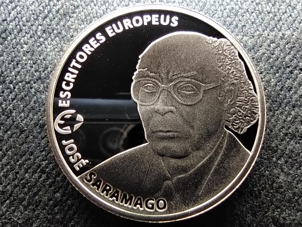 Portug&aacute;lia Jos&eacute; Saramago .925 ez&uuml;st 2 1/2 Euro