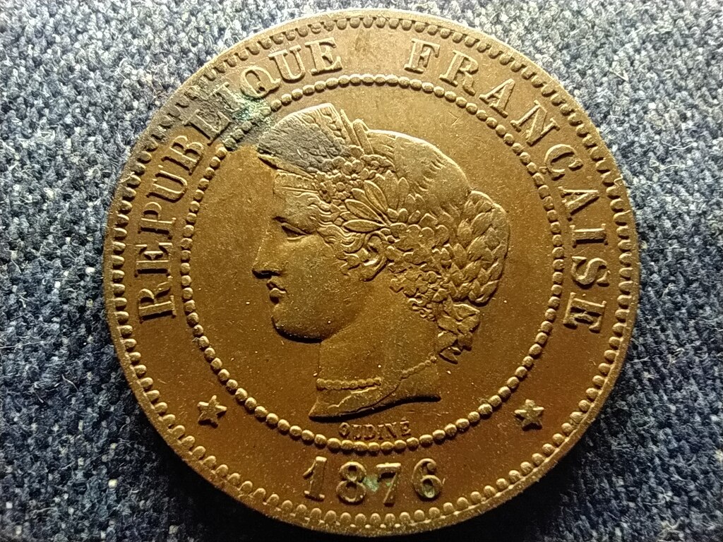 Franciaorsz&aacute;g Harmadik K&ouml;zt&aacute;rsas&aacute;g (1870-1940) 5 Centimes