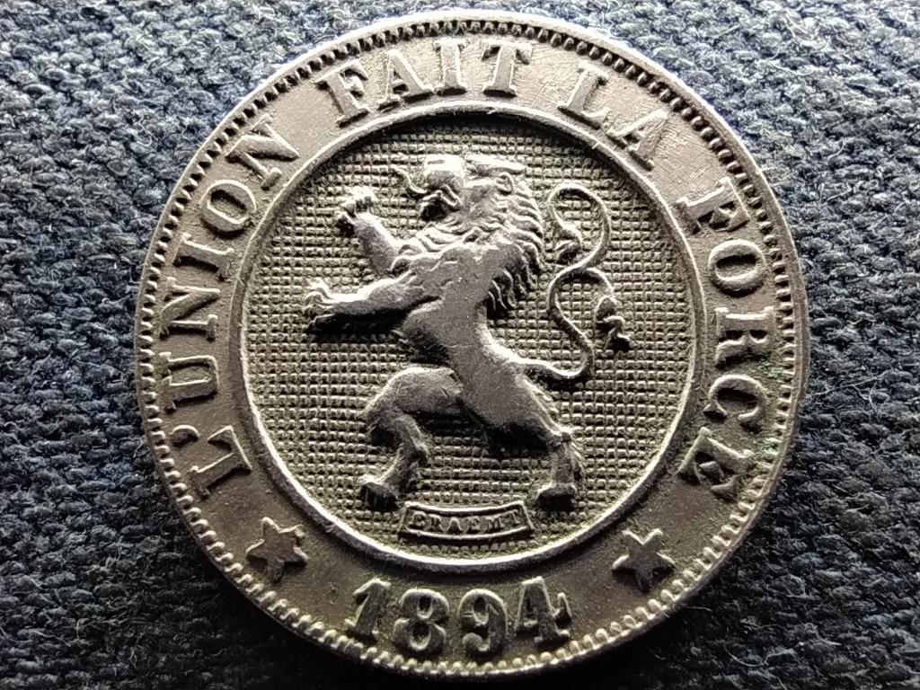 Belgium II. Lip&oacute;t (1865-1909) 10 centime (francia sz&ouml;veg)