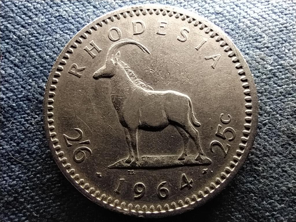 Zimbabwe II. Erzs&eacute;bet (1964-1970) 25 cent