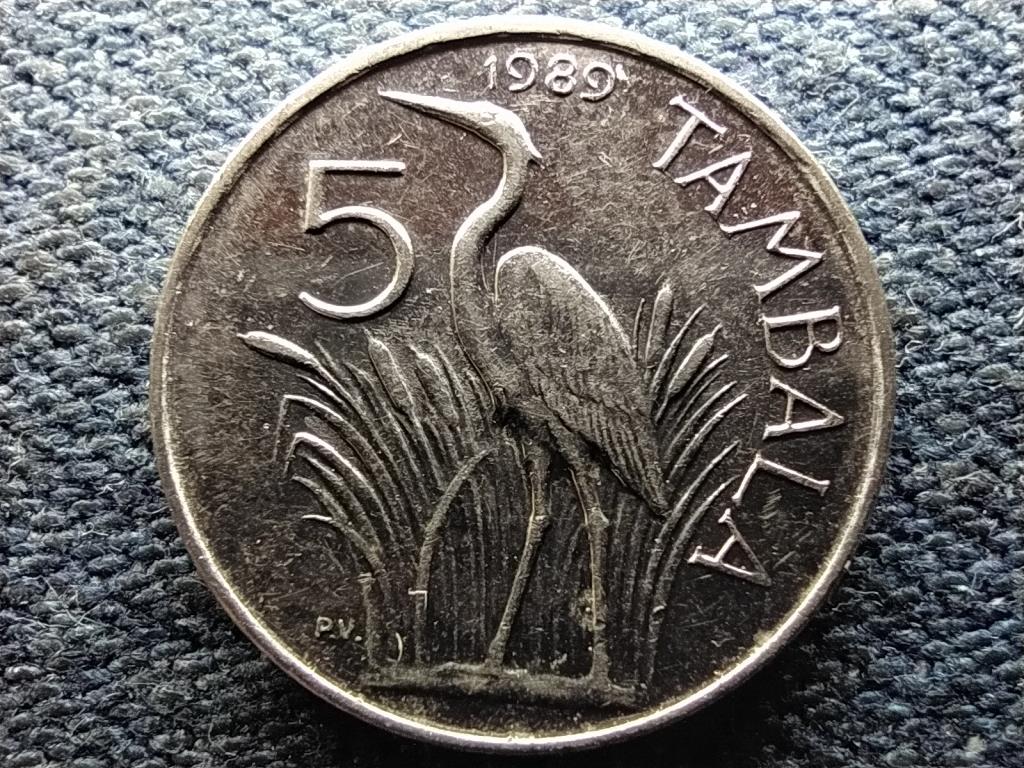 Malawi K&ouml;zt&aacute;rsas&aacute;g (1966- ) 5 tambala