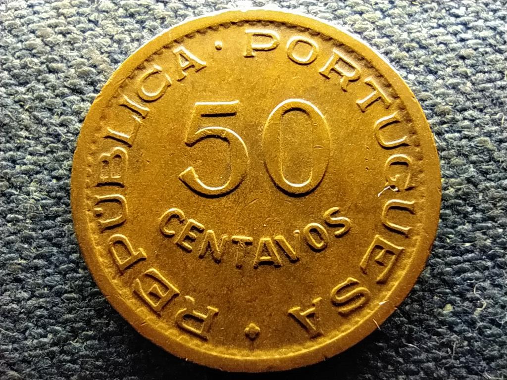 Angola Portug&aacute;lia tengerent&uacute;li tartom&aacute;nya (1951-1975) 50 centavo