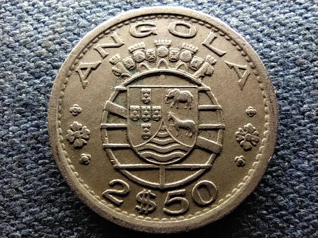 Angola Portug&aacute;lia tengerent&uacute;li tartom&aacute;nya (1951-1975) 2 1/2 escudo