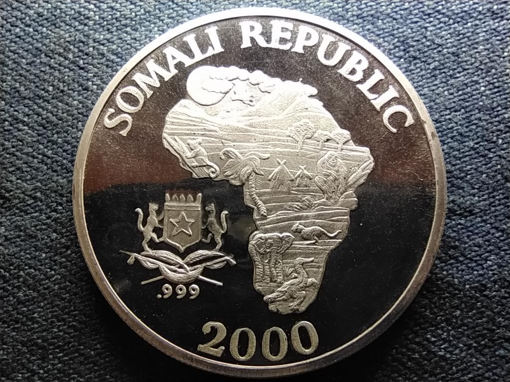 Szom&aacute;lia Csimp&aacute;nz .999 ez&uuml;st 10 doll&aacute;r fant&aacute;ziaveret