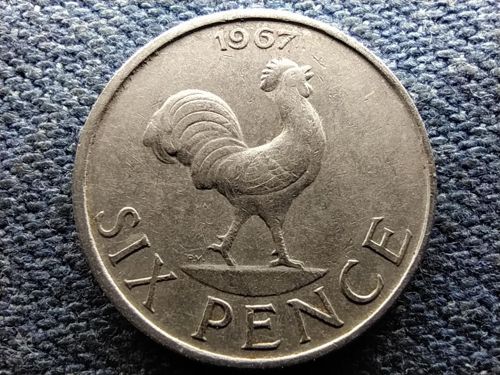 Malawi Hastings Kamuzu Banda (1964-1966) 6 pence