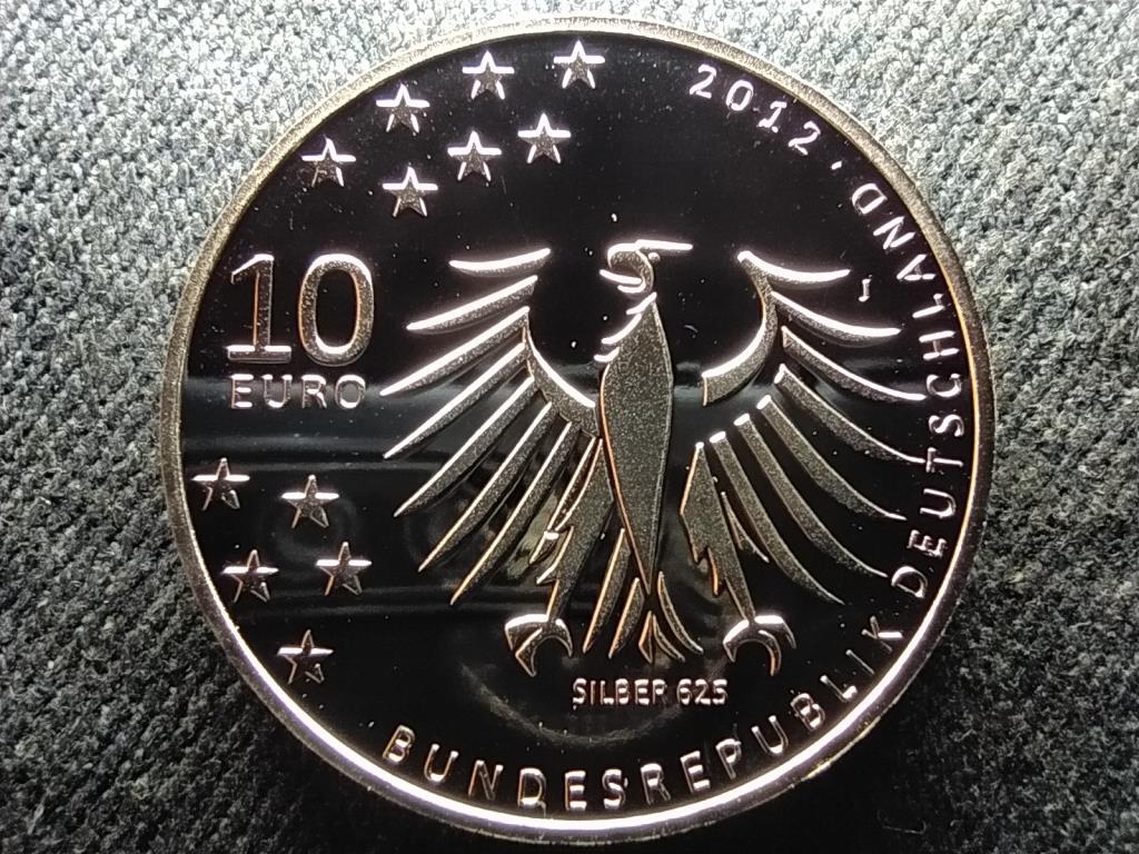 N&eacute;metorsz&aacute;g Gerhart Hauptmann .925 ez&uuml;st 10 Euro