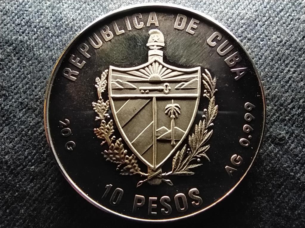 Kuba Kolumbusz első utaz&aacute;sa .999 ez&uuml;st 10 Pez&oacute;