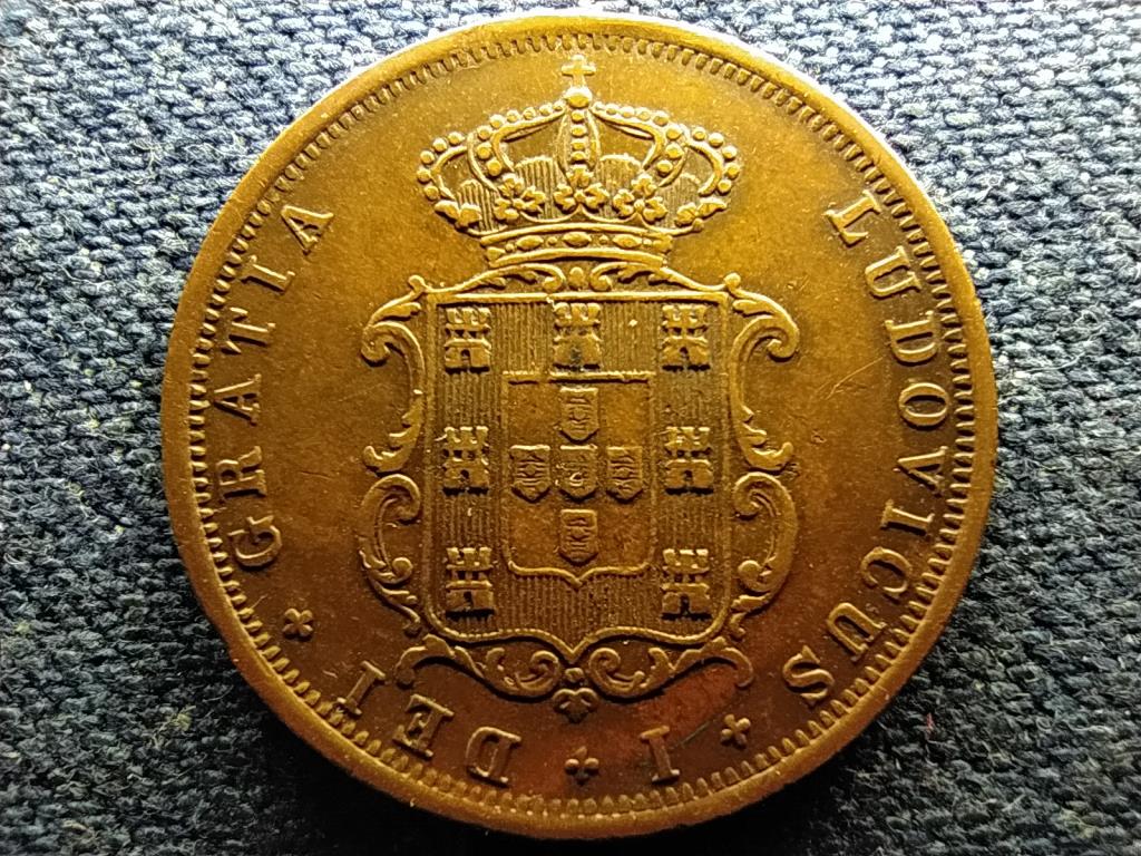 Portug&aacute;lia I. Lajos (1861-1889) 5 reis