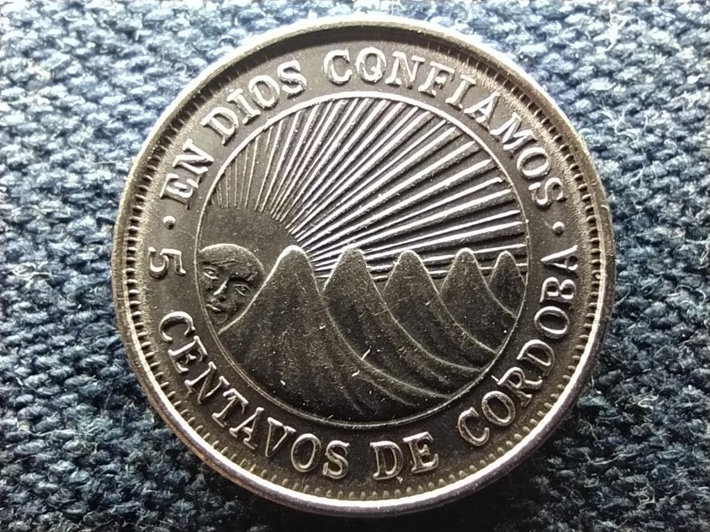 Nicaragua Francisco Hern&aacute;ndez 5 centavo
