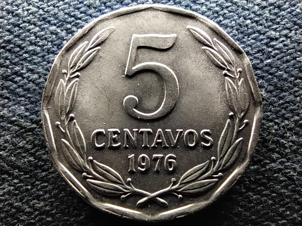 Chile K&ouml;zt&aacute;rsas&aacute;g (1818-) 5 centavo