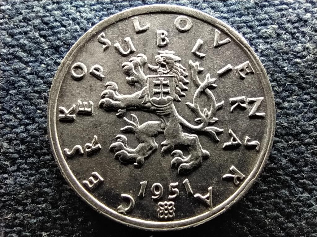 Csehszlov&aacute;kia N&eacute;pk&ouml;zt&aacute;rsas&aacute;g (1948-1960) 50 heller