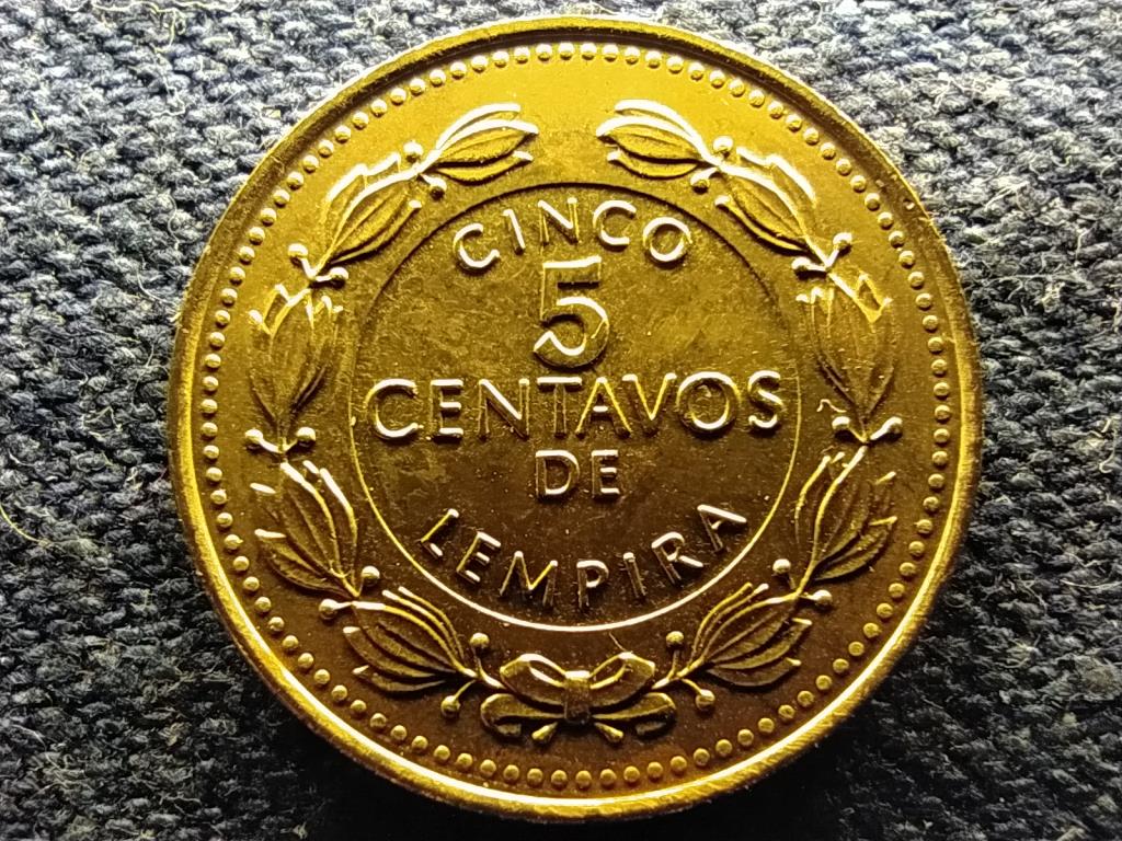 Honduras K&ouml;zt&aacute;rsas&aacute;g (1839-től) 5 centavo