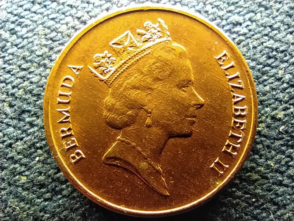 Bermuda II. Erzs&eacute;bet (1952-1961) 1 Cent