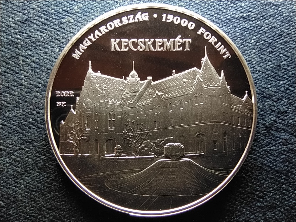 B&aacute;cs-Kiskun megye, Kecskem&eacute;t .925 ez&uuml;st 15000 Forint