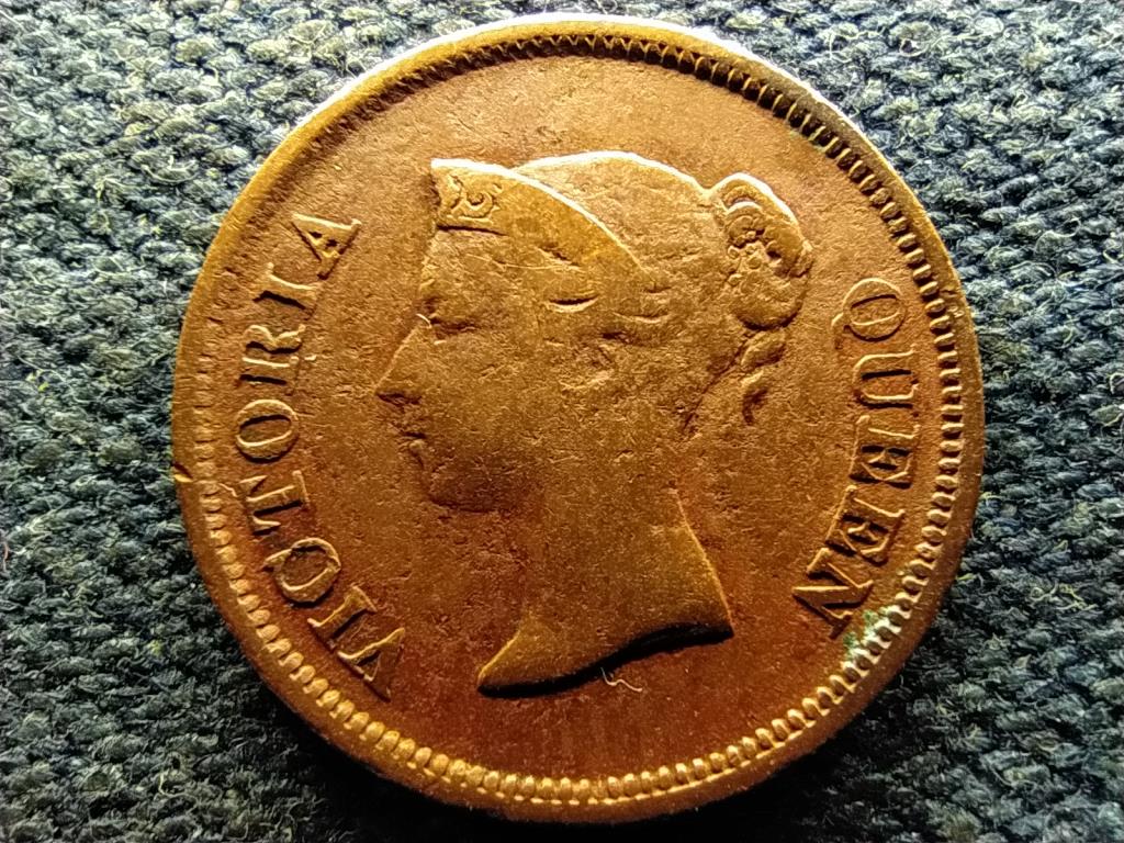 Malajzia Vikt&oacute;ria (1837-1901) 1/4 cent