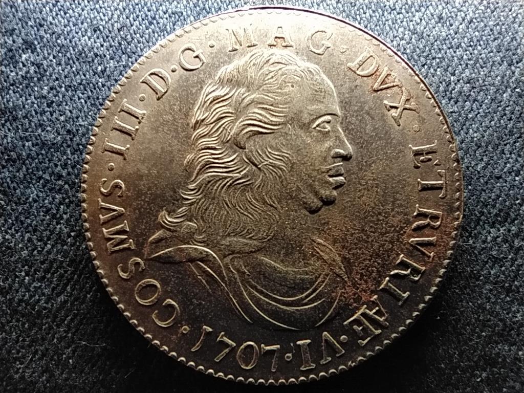 Olasz &Aacute;llomok Livorno Medici III. Cosimo (1670-1723) ez&uuml;st 1 tollero
