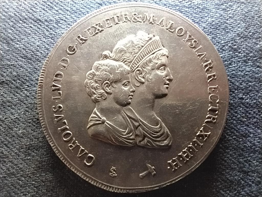 Olasz &Aacute;llamok II. (K&aacute;roly) Lajos (1803-1807) &eacute;s M&aacute;ria Lujza .934 ez&uuml;st 10 l&iacute;ra