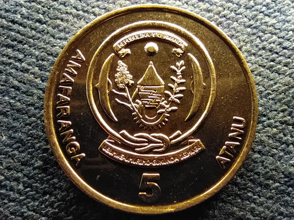 Ruanda K&ouml;zt&aacute;rsas&aacute;g (1964- ) 5 amafaranga