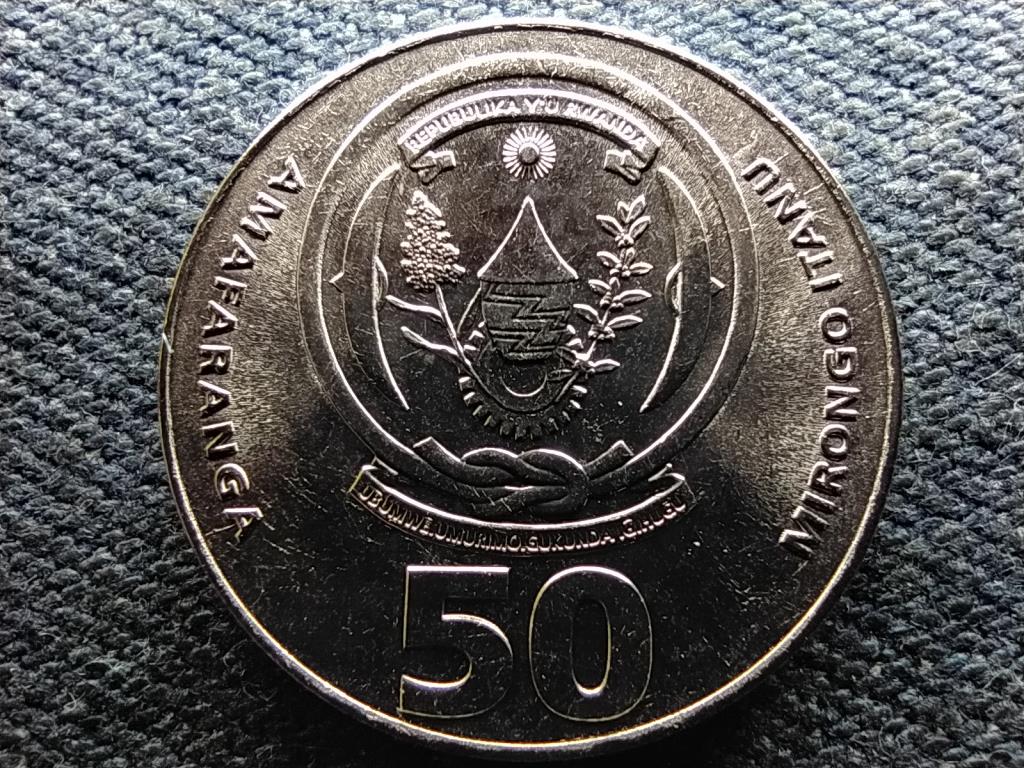 Ruanda K&ouml;zt&aacute;rsas&aacute;g (1964- ) 50 amafaranga