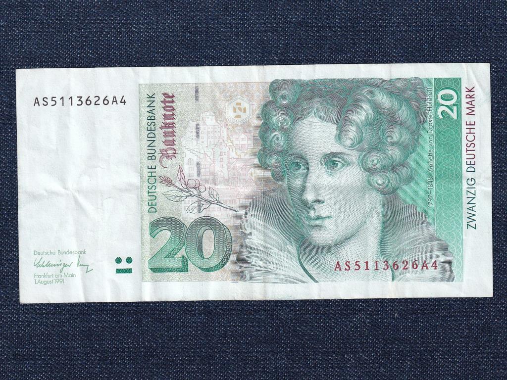 N&eacute;metorsz&aacute;g 20 M&aacute;rka bankjegy