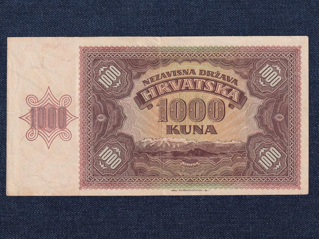 Horv&aacute;torsz&aacute;g 1000 kuna bankjegy