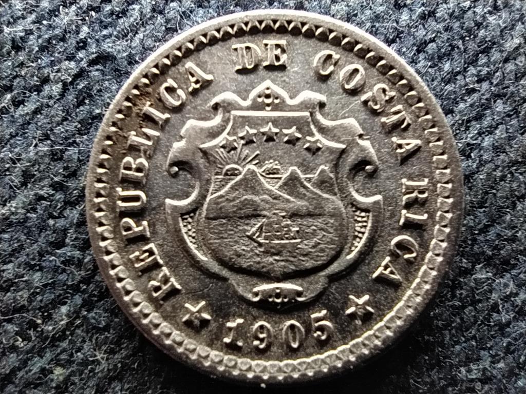 Costa Rica Első Costa Rica-i K&ouml;zt&aacute;rsas&aacute;g (1848-1948) .900 ez&uuml;st 5 Centimo