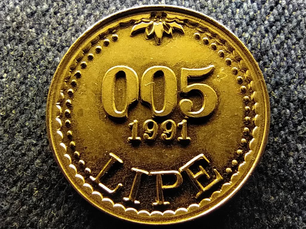 Szlov&eacute;nia 0.05 lipe zseton