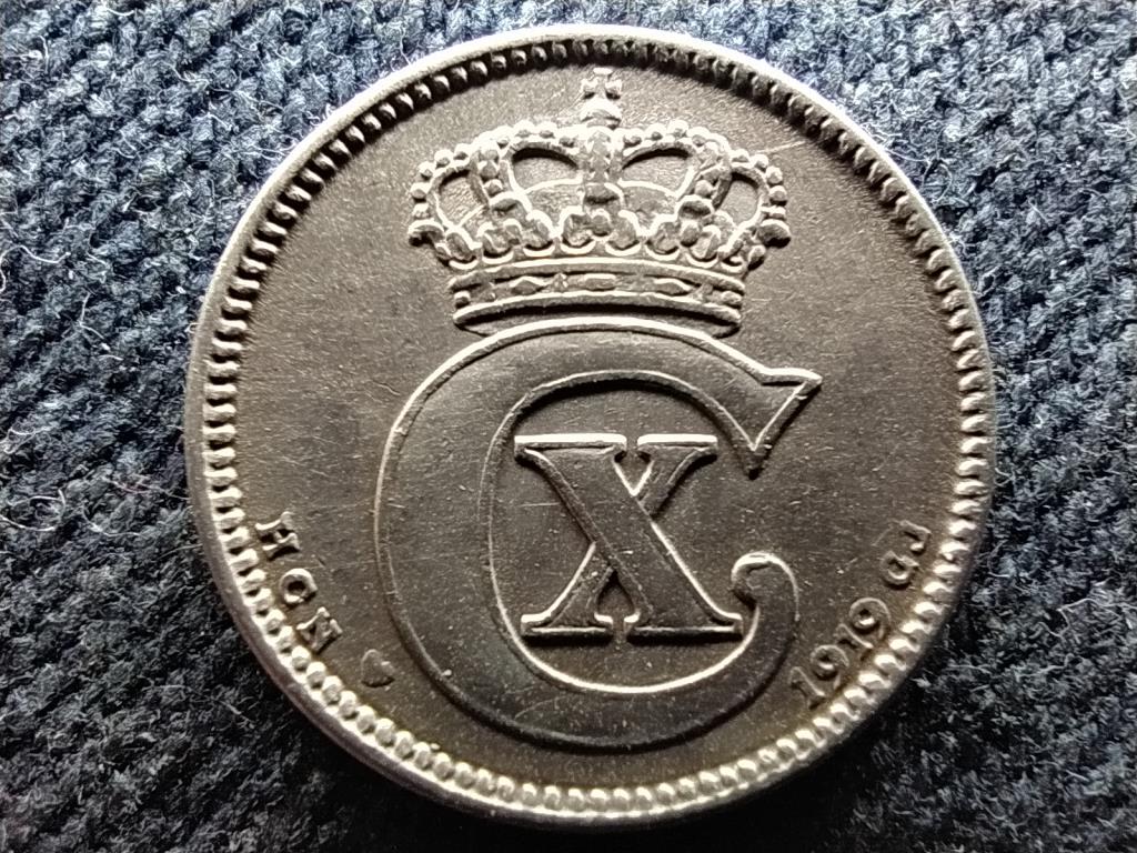 D&aacute;nia Christian X kir&aacute;ly (1912-1947) .600 ez&uuml;st 25 &Ouml;re