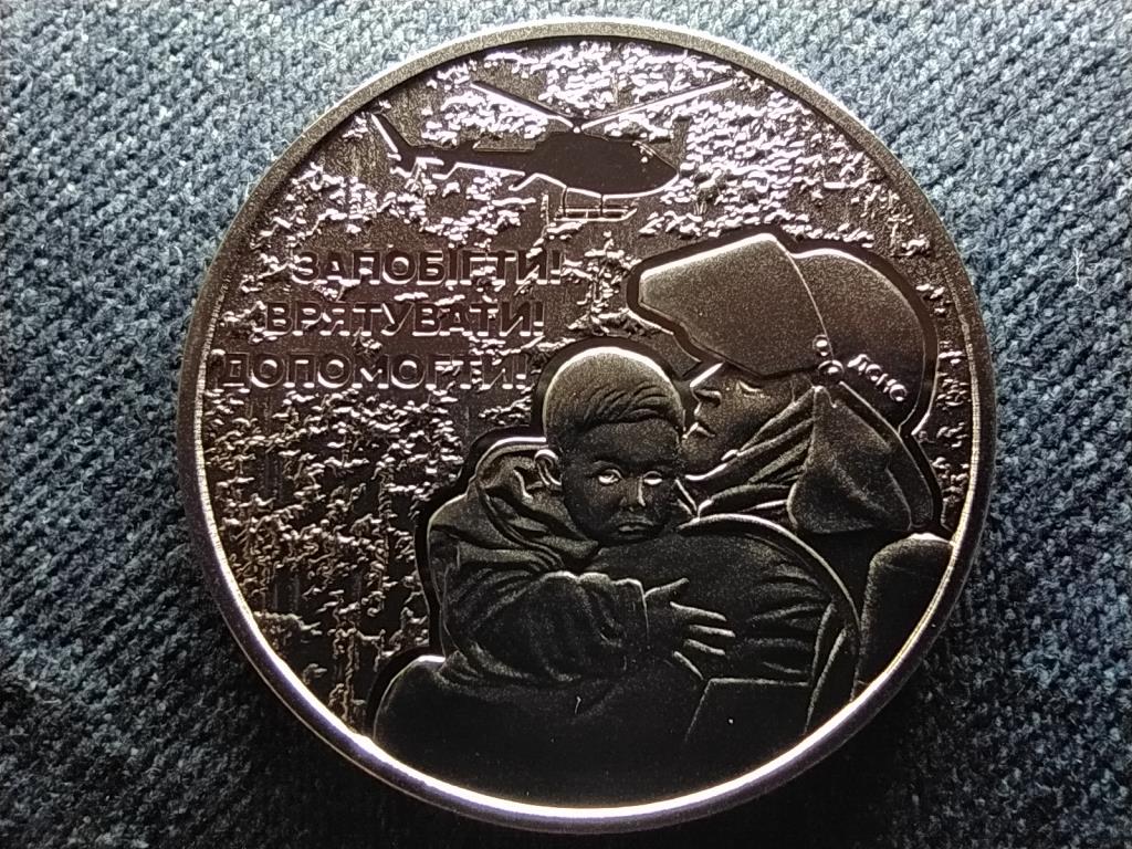 Ukrajna Ukr&aacute;n mentők 5 Hrivnya