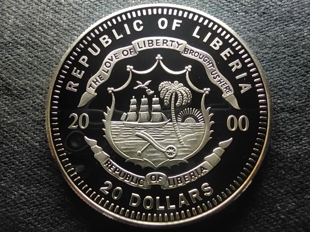 Lib&eacute;ria Eur&oacute;pa .999 ez&uuml;st 20 Doll&aacute;r