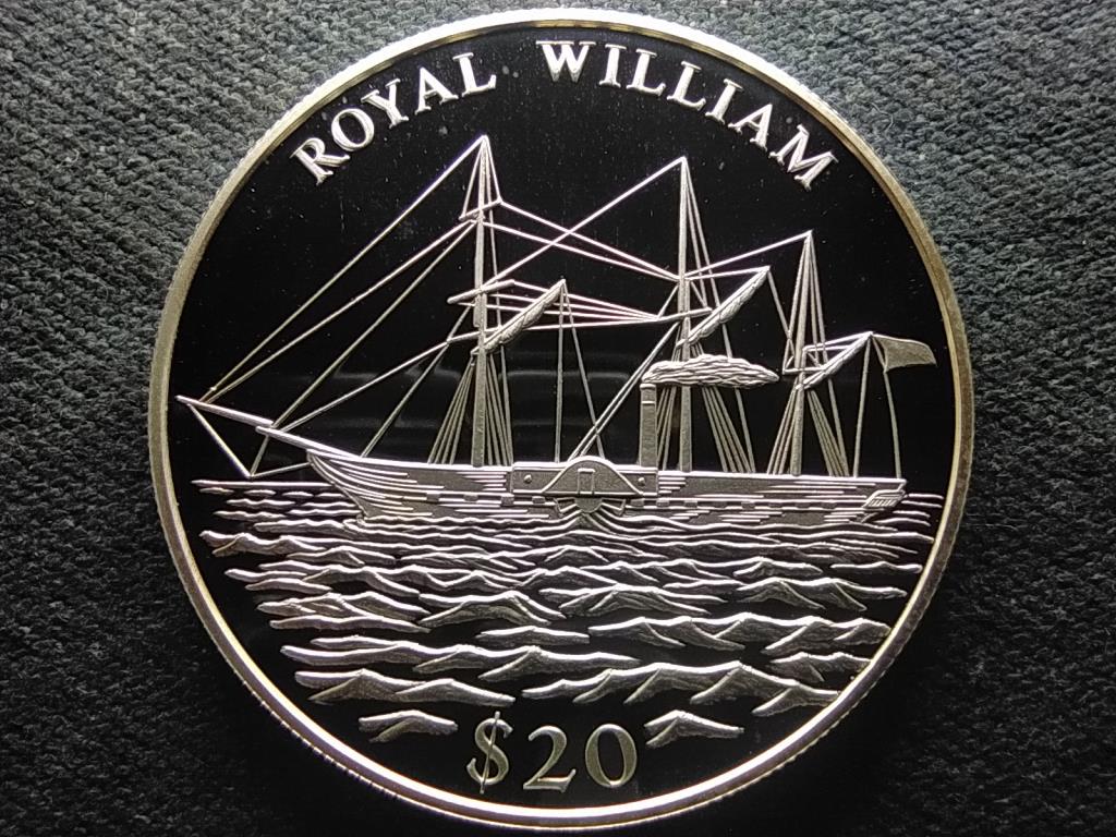 Lib&eacute;ria Vilmos herceg .999 ez&uuml;st 20 Doll&aacute;r